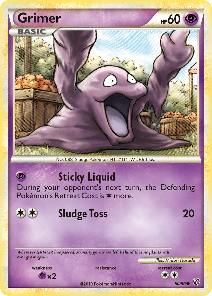 Grimer (50/90) [HeartGold & SoulSilver: Undaunted] | Black Swamp Games