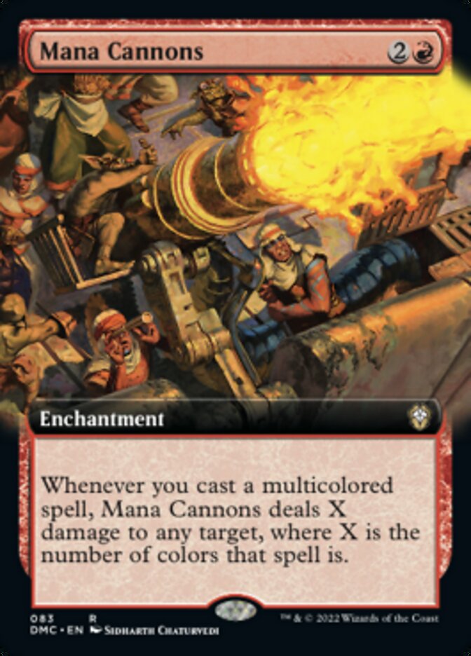 Mana Cannons (Extended Art) [Dominaria United Commander] | Black Swamp Games