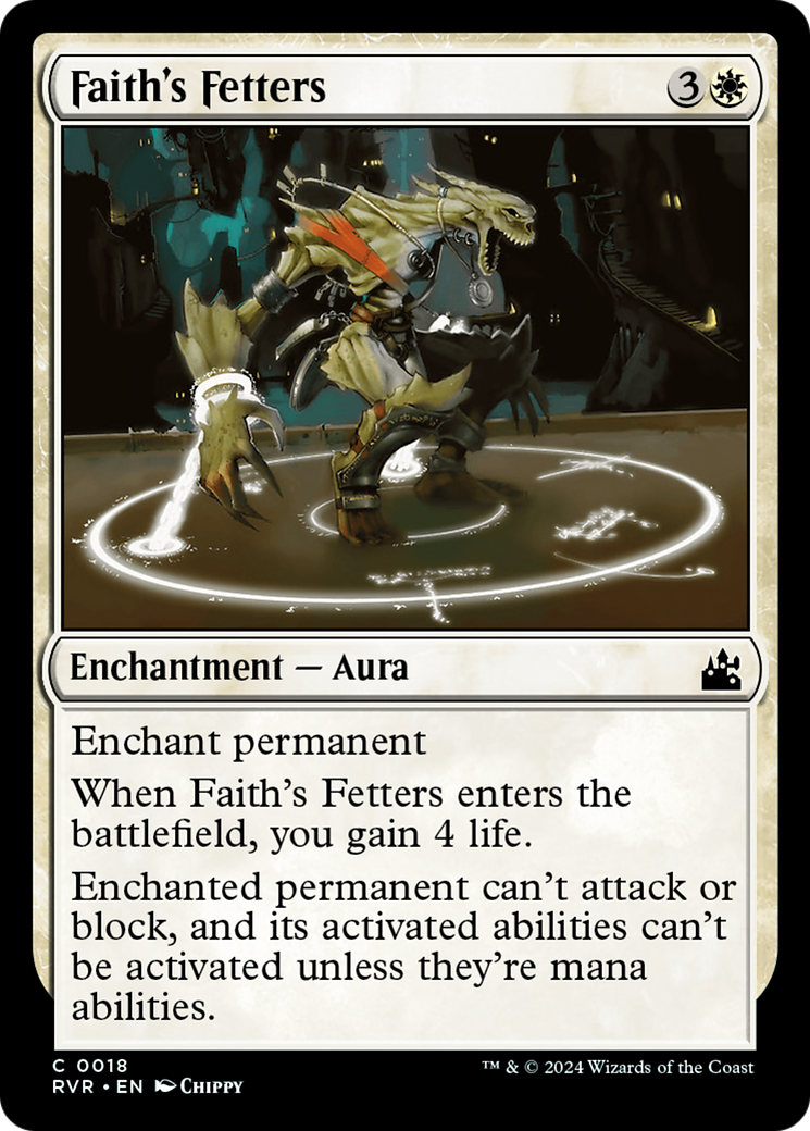 Faith's Fetters [Ravnica Remastered] | Black Swamp Games