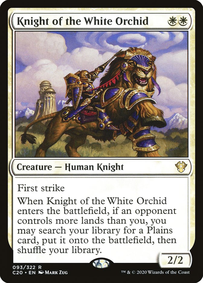 Knight of the White Orchid [Commander 2020] | Black Swamp Games