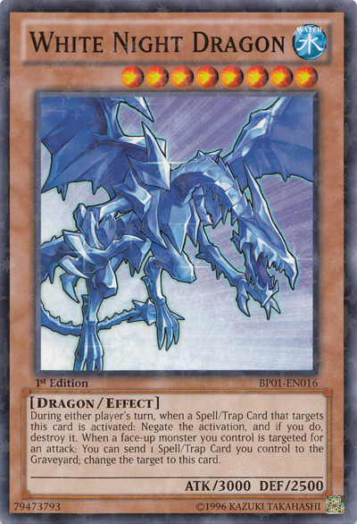 White Night Dragon [BP01-EN016] Starfoil Rare | Black Swamp Games