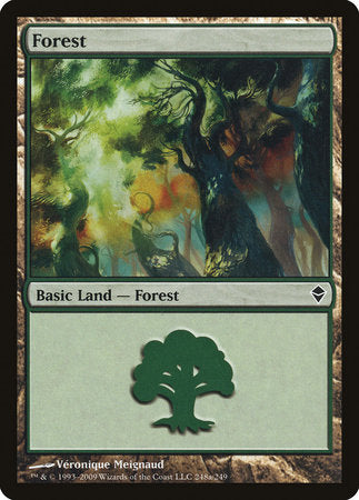 Forest (248a) [Zendikar] | Black Swamp Games