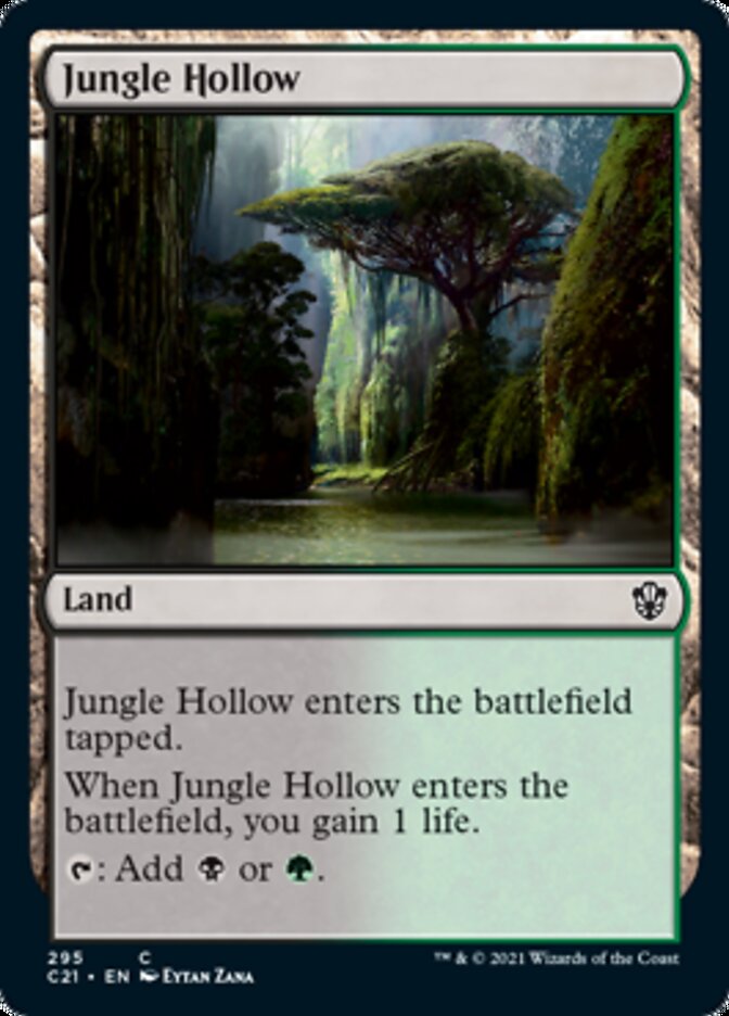 Jungle Hollow [Commander 2021] | Black Swamp Games