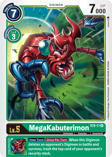 MegaKabuterimon [ST4-11] [Starter Deck: Giga Green] | Black Swamp Games