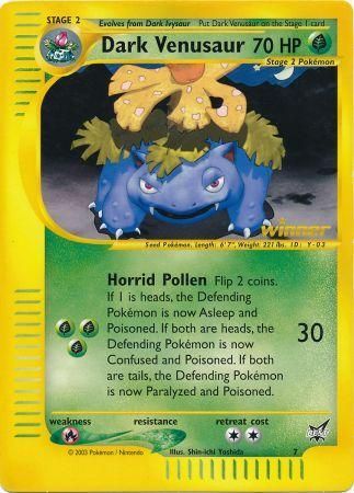 Dark Venusaur (7) (Jumbo Card) [Best of Promos] | Black Swamp Games