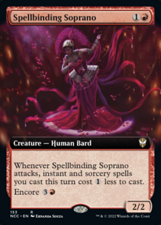 Spellbinding Soprano (Extended Art) [Streets of New Capenna Commander] | Black Swamp Games