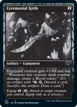 Ceremonial Knife [Innistrad: Double Feature] | Black Swamp Games