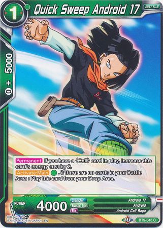 Quick Sweep Android 17 [BT9-045] | Black Swamp Games