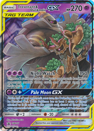 Trevenant & Dusknoir GX (SM217) (Jumbo Card) [Sun & Moon: Black Star Promos] | Black Swamp Games