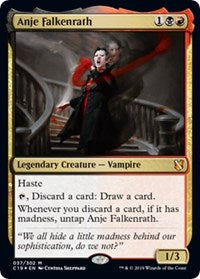 Anje Falkenrath (Commander 2019) [Oversize Cards] | Black Swamp Games