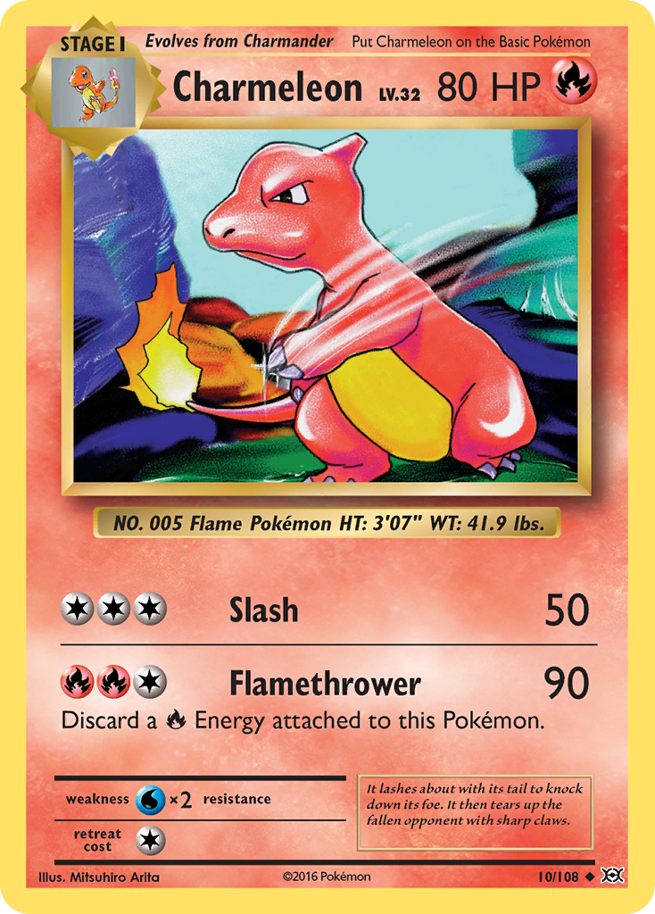 Charmeleon (10/108) [XY: Evolutions] | Black Swamp Games