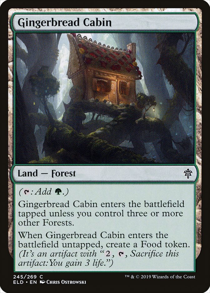 Gingerbread Cabin [Throne of Eldraine] | Black Swamp Games