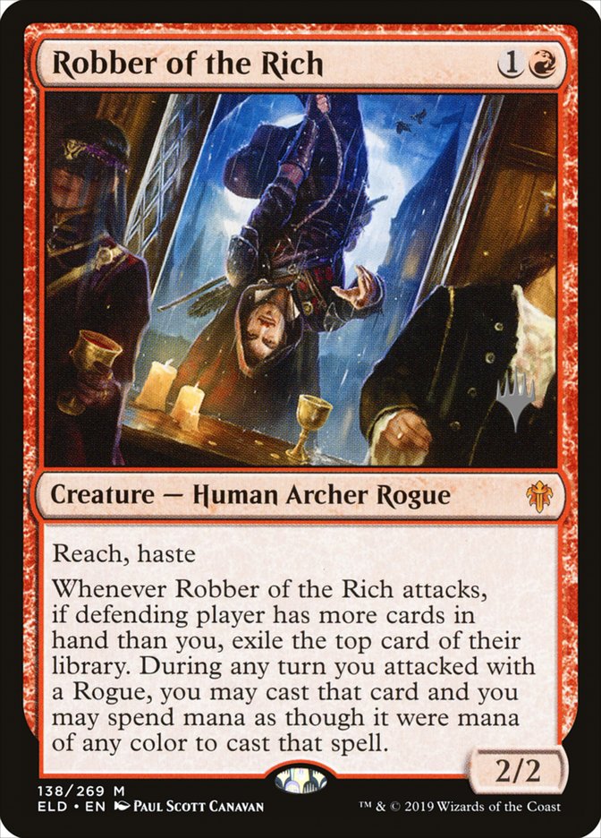 Robber of the Rich (Promo Pack) [Throne of Eldraine Promos] | Black Swamp Games