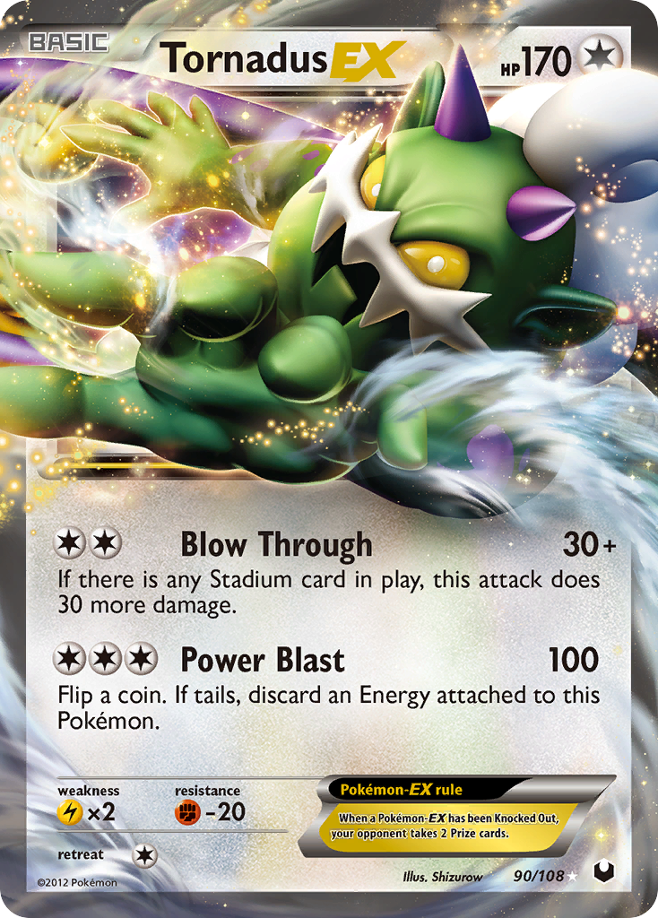 Tornadus EX (90/108) [Black & White: Dark Explorers] | Black Swamp Games