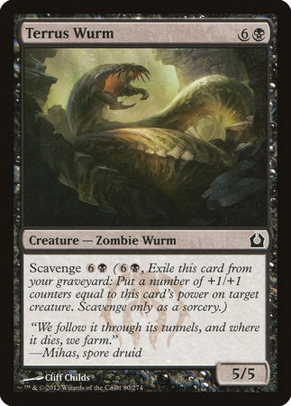 Terrus Wurm [Return to Ravnica] | Black Swamp Games