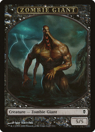 Zombie Giant Token [Zendikar Tokens] | Black Swamp Games