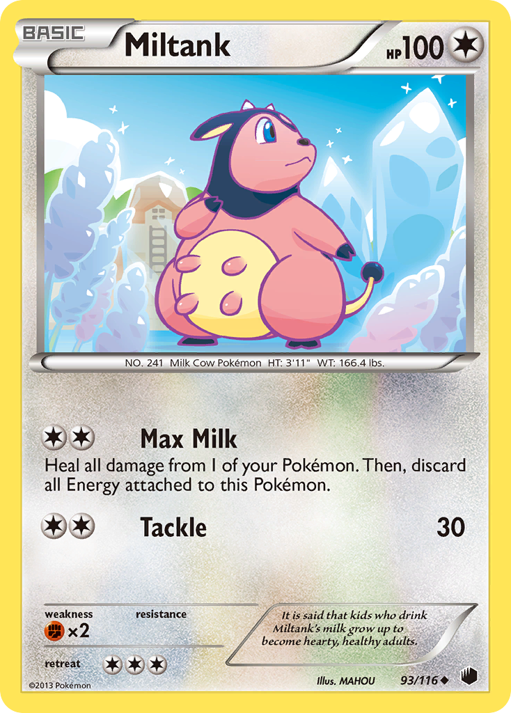 Miltank (93/116) [Black & White: Plasma Freeze] | Black Swamp Games
