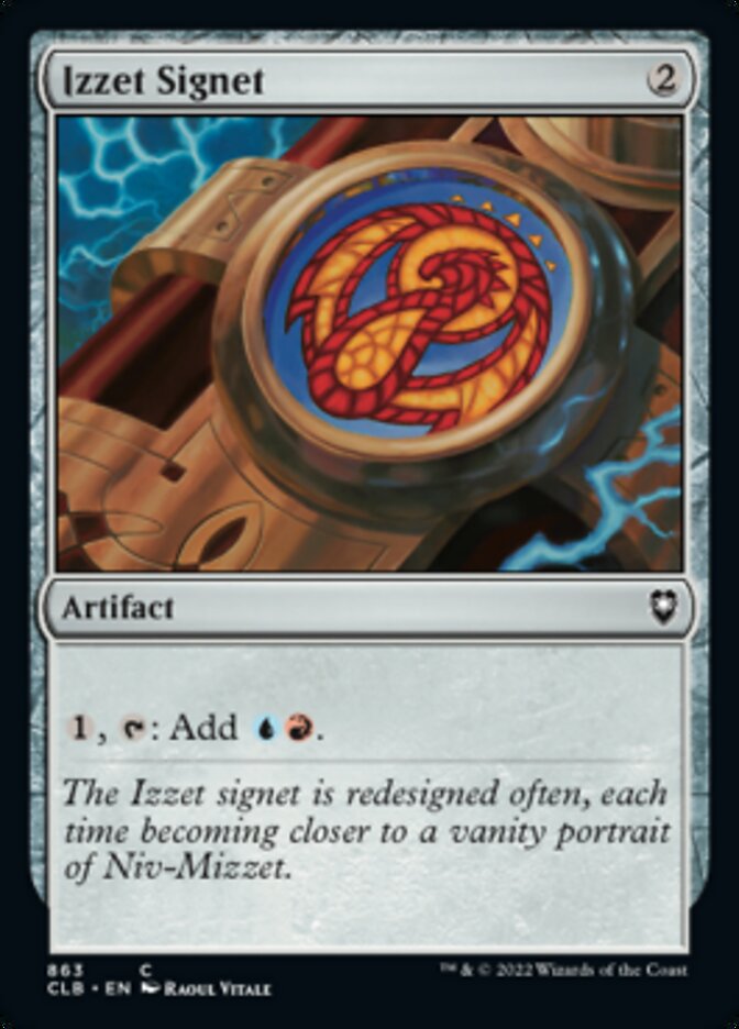 Izzet Signet [Commander Legends: Battle for Baldur's Gate] | Black Swamp Games