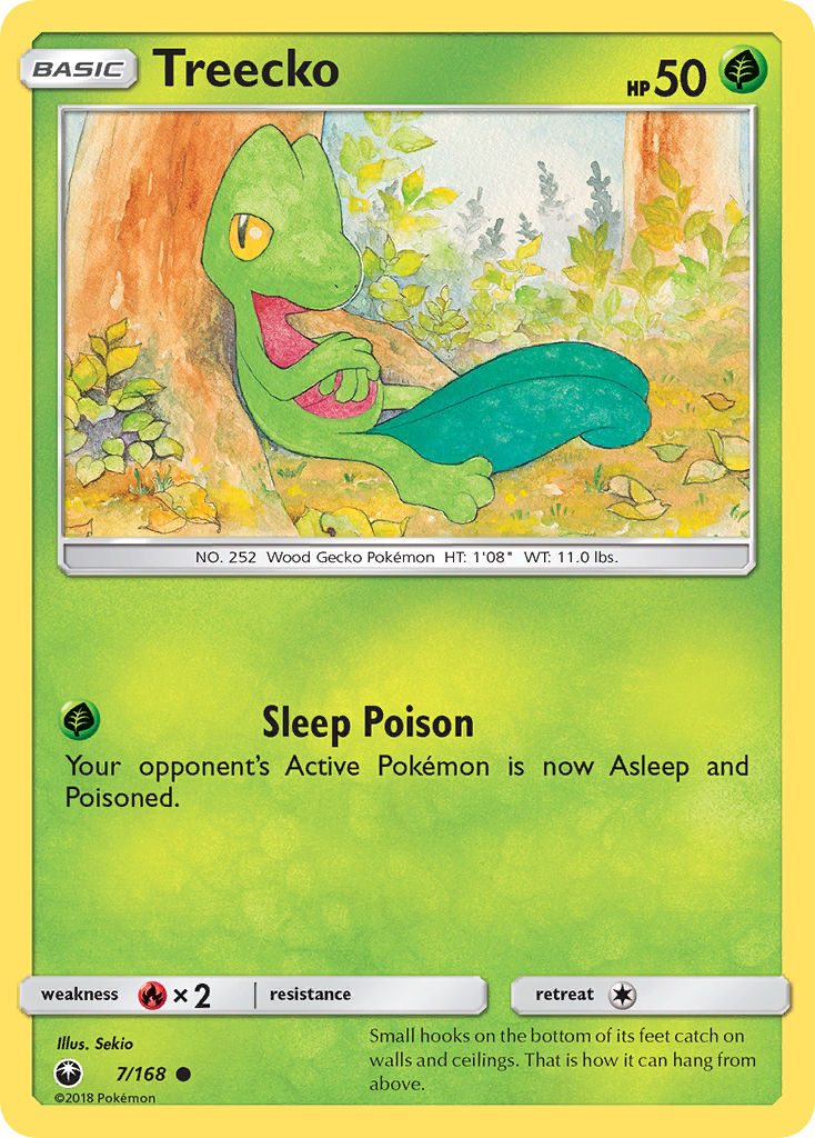 Treecko (7/168) [Sun & Moon: Celestial Storm] | Black Swamp Games