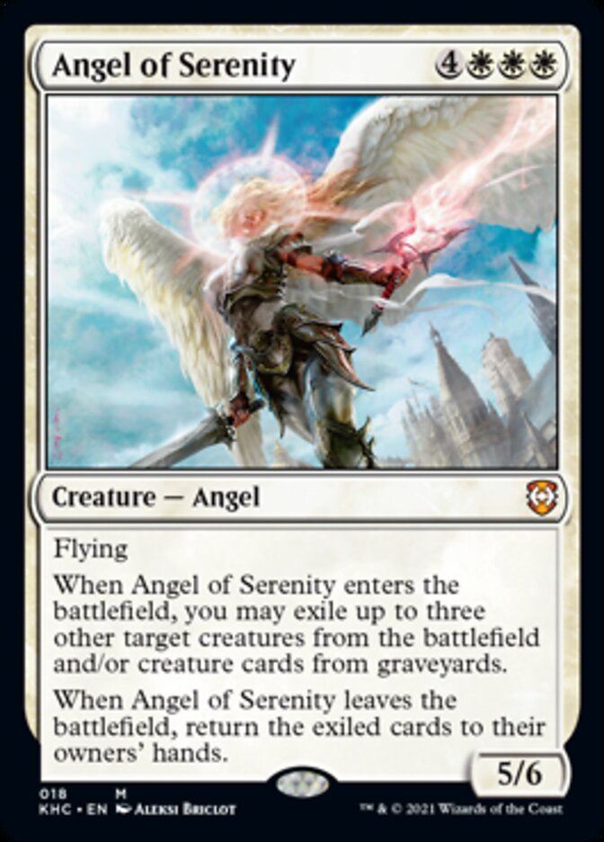 Angel of Serenity [Kaldheim Commander] | Black Swamp Games