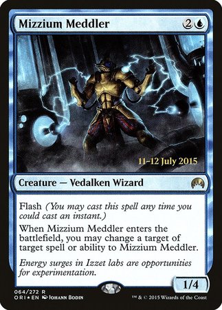 Mizzium Meddler [Magic Origins Promos] | Black Swamp Games