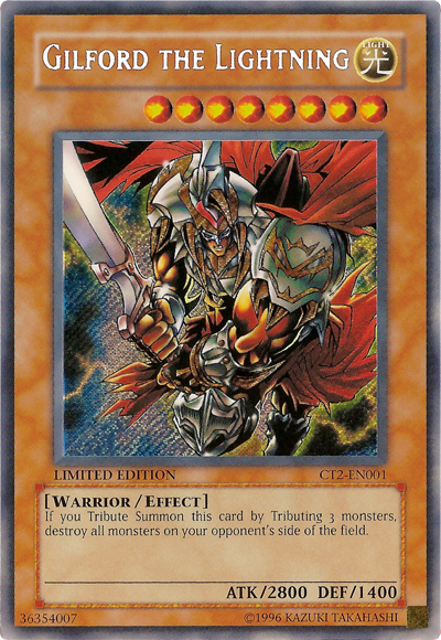 Gilford the Lightning [CT2-EN001] Secret Rare | Black Swamp Games