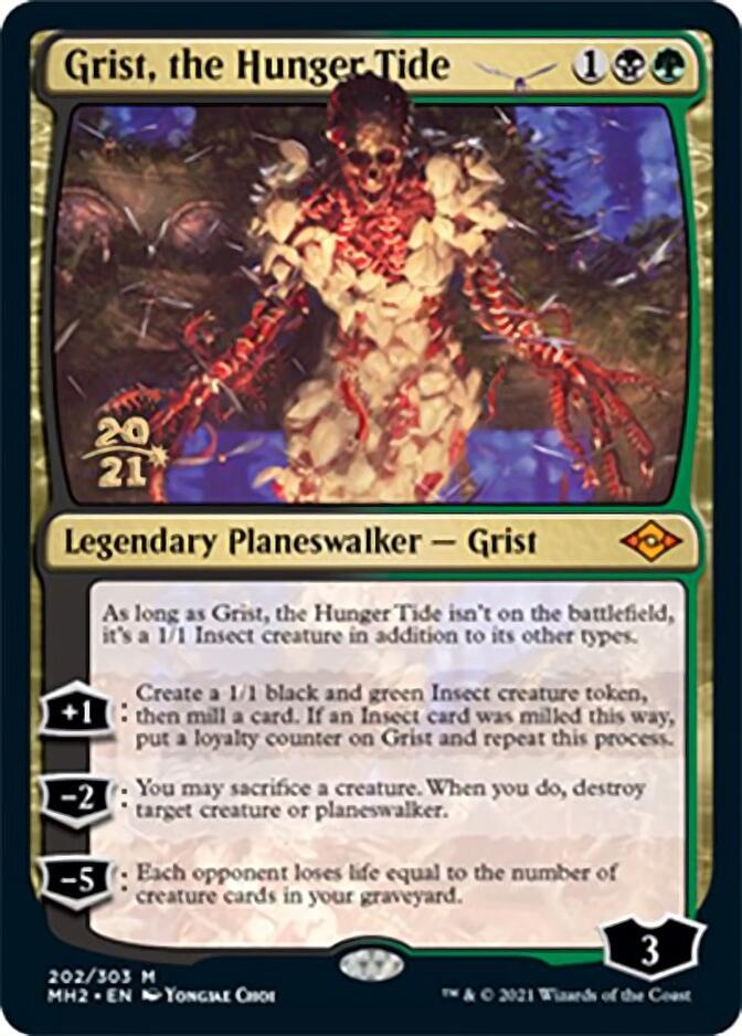 Grist, the Hunger Tide [Modern Horizons 2 Prerelease Promos] | Black Swamp Games