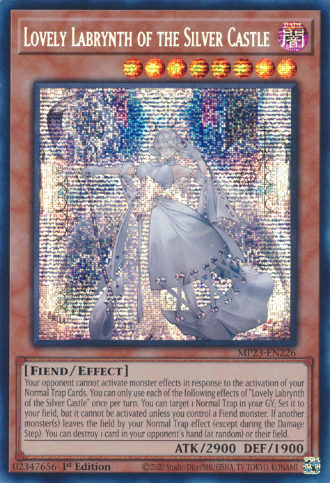 Lovely Labrynth of the Silver Castle [MP23-EN226] Prismatic Secret Rare | Black Swamp Games