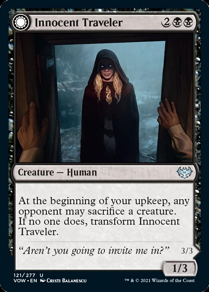 Innocent Traveler // Malicious Invader [Innistrad: Crimson Vow] | Black Swamp Games