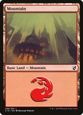 Mountain (299) [Commander 2019] | Black Swamp Games