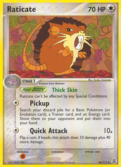 Raticate (48/112) [EX: FireRed & LeafGreen] | Black Swamp Games