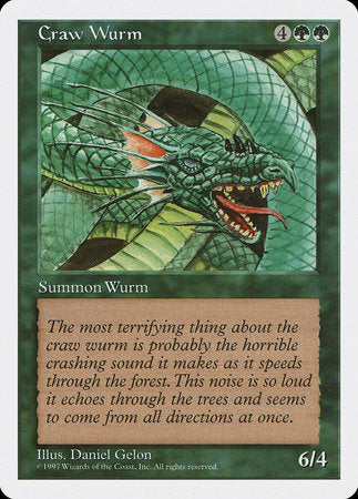 Craw Wurm [Fifth Edition] | Black Swamp Games