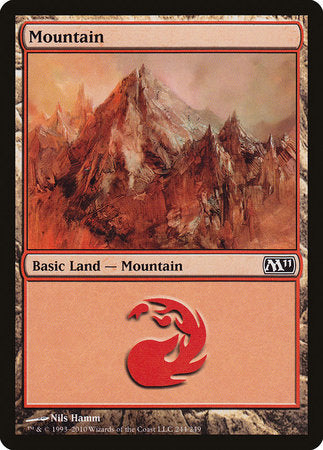 Mountain (244) [Magic 2011] | Black Swamp Games