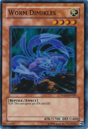 Worm Dimikles [HA01-EN020] Super Rare | Black Swamp Games