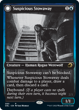 Suspicious Stowaway // Seafaring Werewolf [Innistrad: Double Feature] | Black Swamp Games