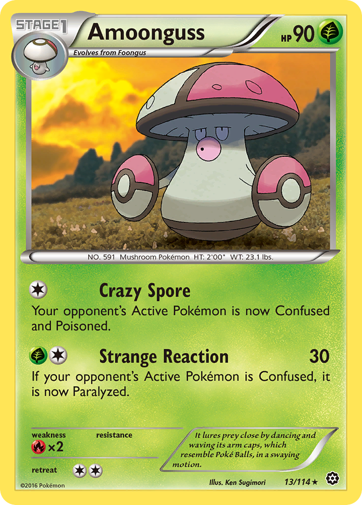 Amoonguss (13/114) [XY: Steam Siege] | Black Swamp Games