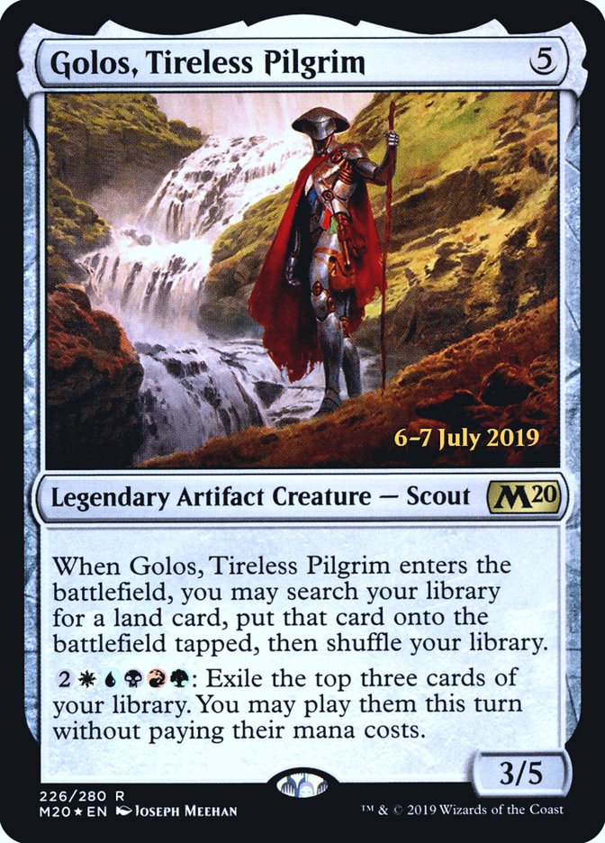 Golos, Tireless Pilgrim  [Core Set 2020 Prerelease Promos] | Black Swamp Games