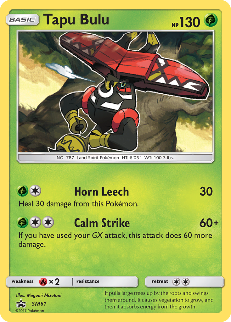 Tapu Bulu (SM61) [Sun & Moon: Black Star Promos] | Black Swamp Games