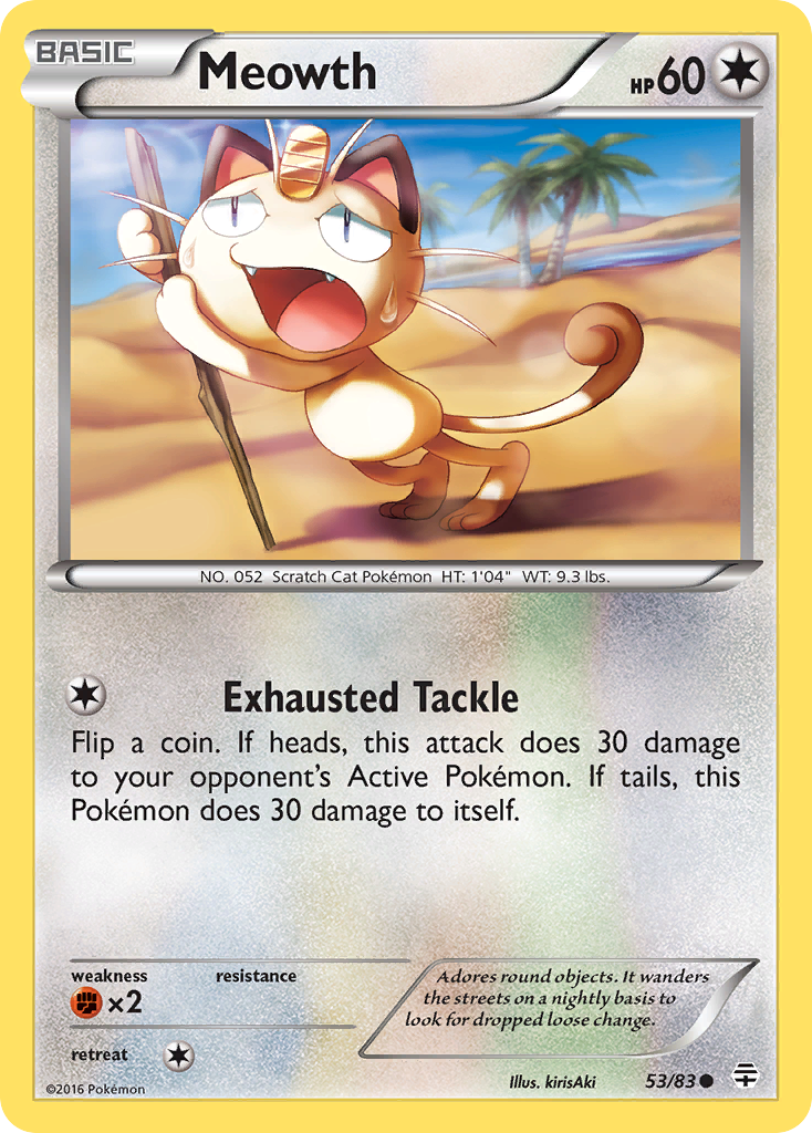 Meowth (53/83) [XY: Generations] | Black Swamp Games