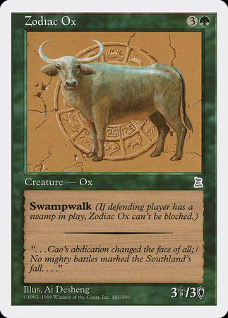 Zodiac Ox [Portal Three Kingdoms] | Black Swamp Games