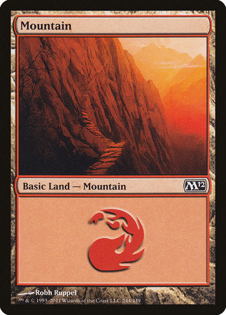 Mountain (244) [Magic 2012] | Black Swamp Games