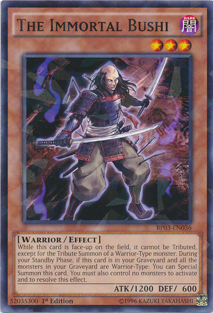 The Immortal Bushi [BP03-EN036] Shatterfoil Rare | Black Swamp Games