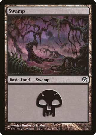 Swamp (103) [Duels of the Planeswalkers] | Black Swamp Games