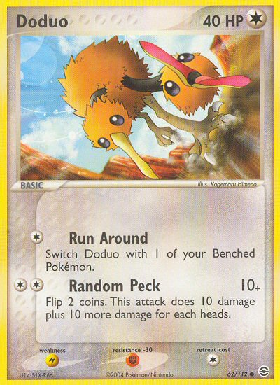 Doduo (62/112) [EX: FireRed & LeafGreen] | Black Swamp Games