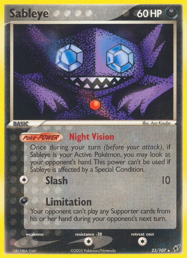 Sableye (23/107) [EX: Deoxys] | Black Swamp Games