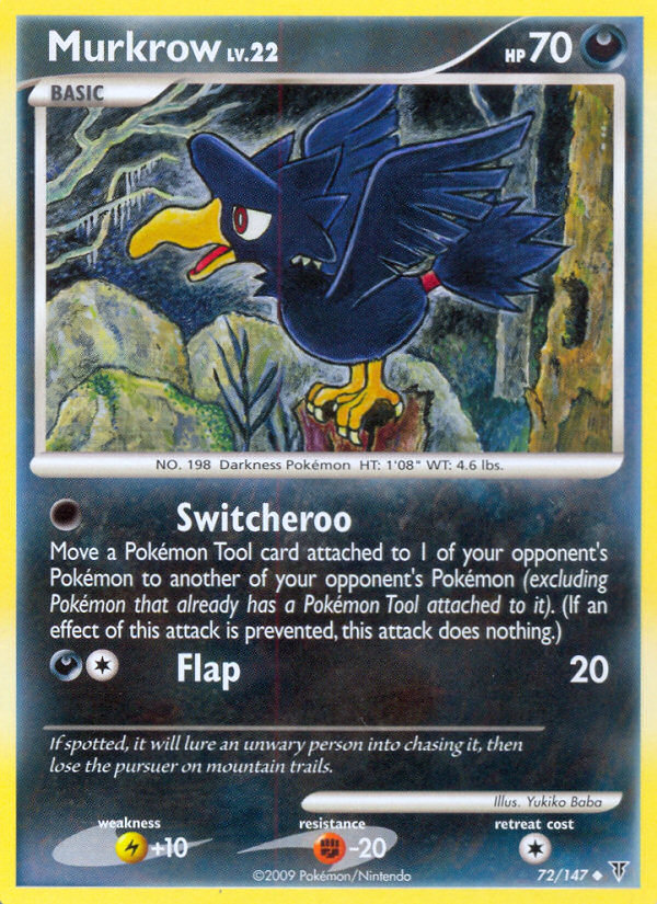 Murkrow (72/147) [Platinum: Supreme Victors] | Black Swamp Games