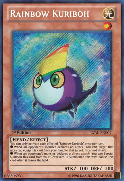 Rainbow Kuriboh [LVAL-EN004] Secret Rare | Black Swamp Games