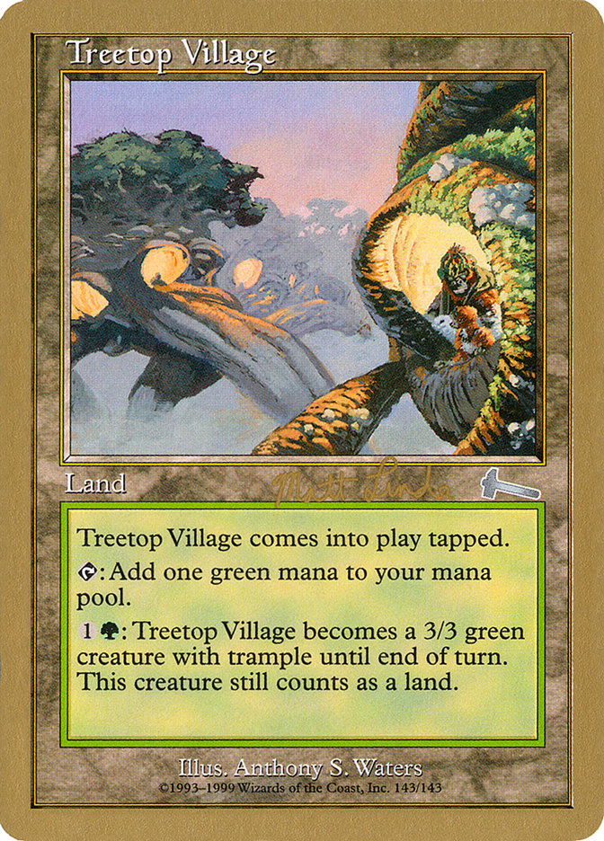 Treetop Village (Matt Linde) [World Championship Decks 1999] | Black Swamp Games