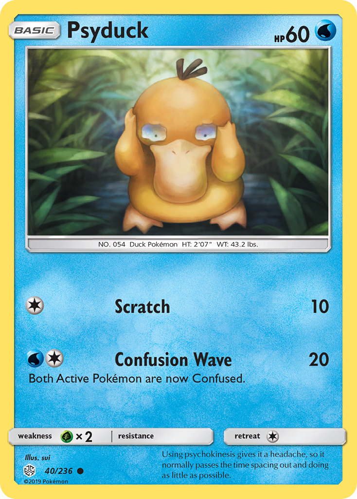 Psyduck (40/236) [Sun & Moon: Cosmic Eclipse] | Black Swamp Games