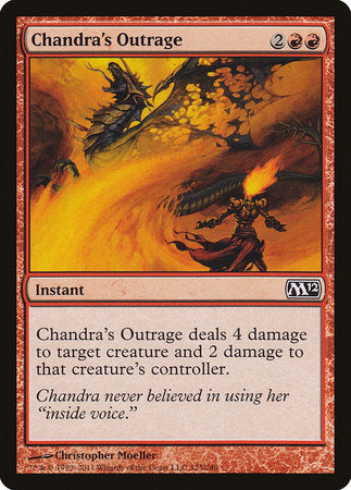Chandra's Outrage [Magic 2012] | Black Swamp Games